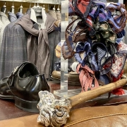 italian men's clothing accessories ties, socks, belts, shirts, ascots, scarfs, gloves